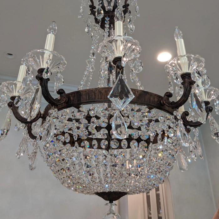 Chandelier Installation by Illuminations Lighting Design