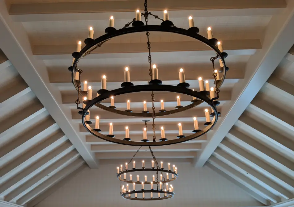 Chandelier Installation by Illuminations Lighting Design